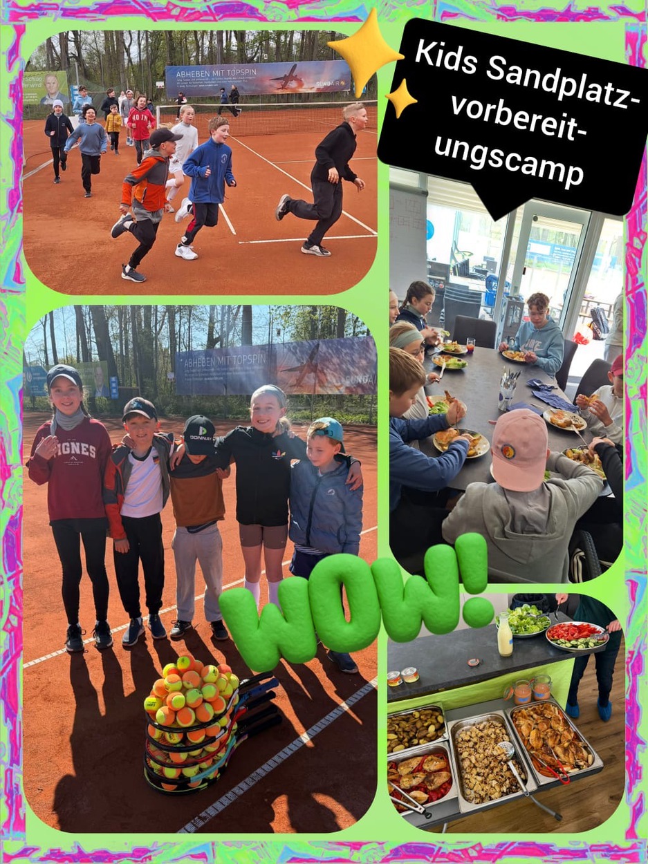 Kids-Tenniscamp zum Saisonstart