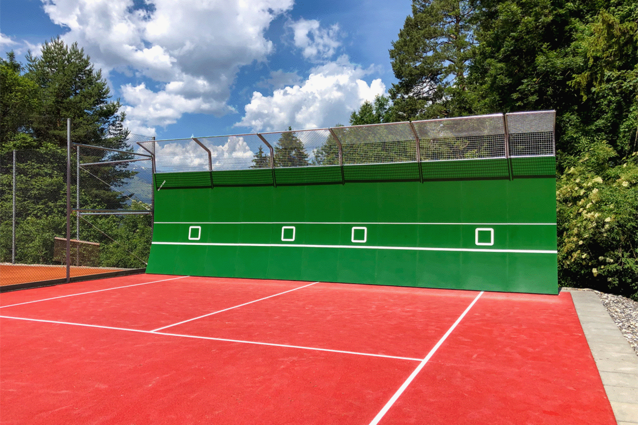 So wird die neue Ballwand ungefähr aussehen